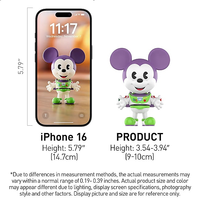 Official POP MART Disney Mickey Remixed: Mickey Meets Pixar Series Bind Box