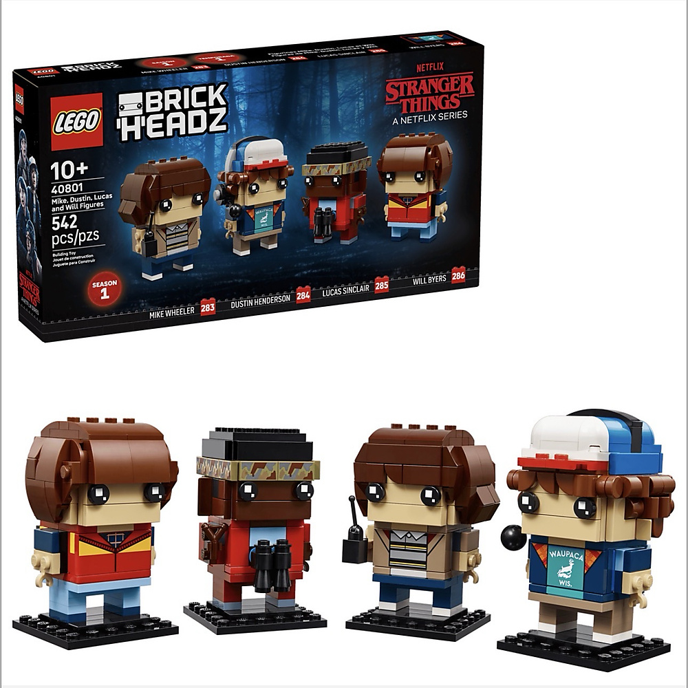 Mike, Dustin, Lucas and Will Figures