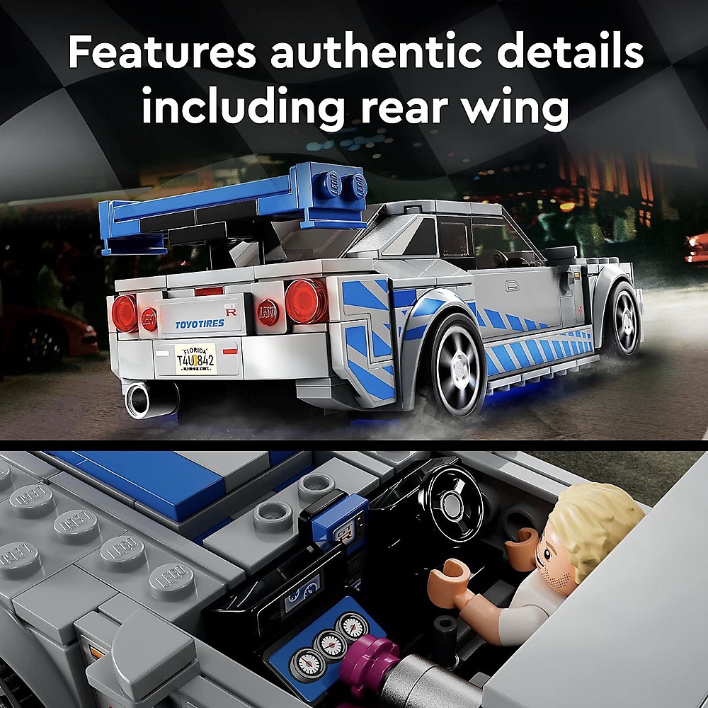 LEGO Speed Champions 2 Fast 2 Furious Nissan Skyline GT-R (R34)
