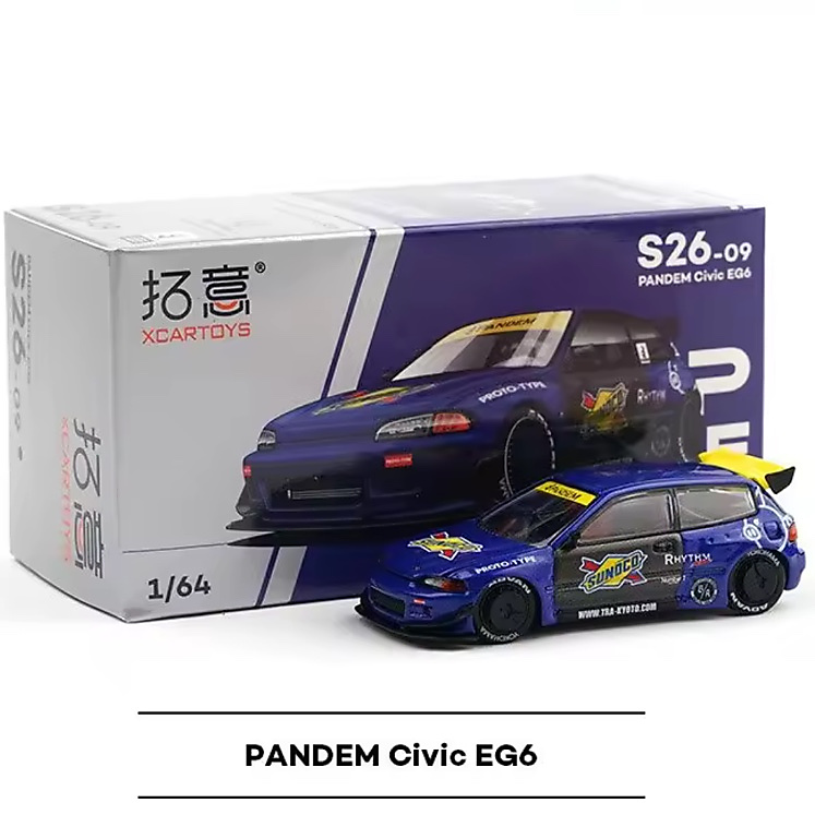 POP RACE 1:64 S26-09 PANDEM Civic EG6