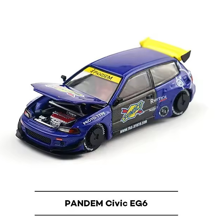 POP RACE 1:64 S26-09 PANDEM Civic EG6