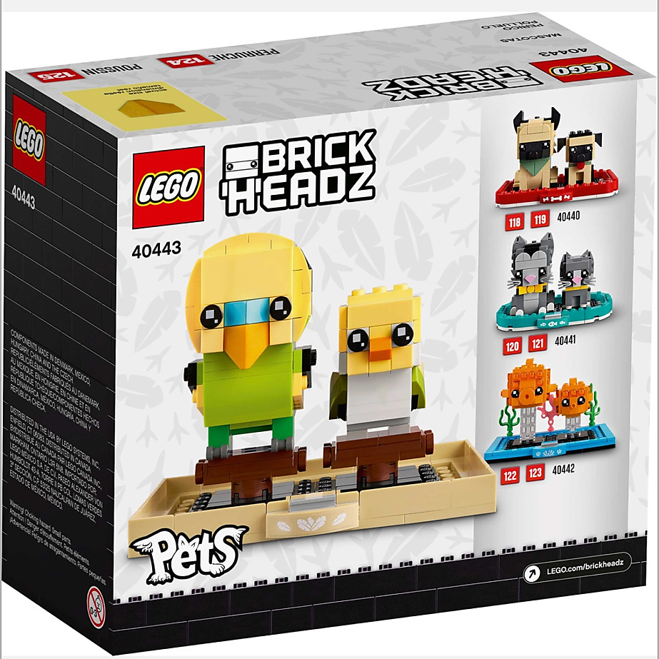 LEGO BrickHeadz Pets – Budgie & Chick