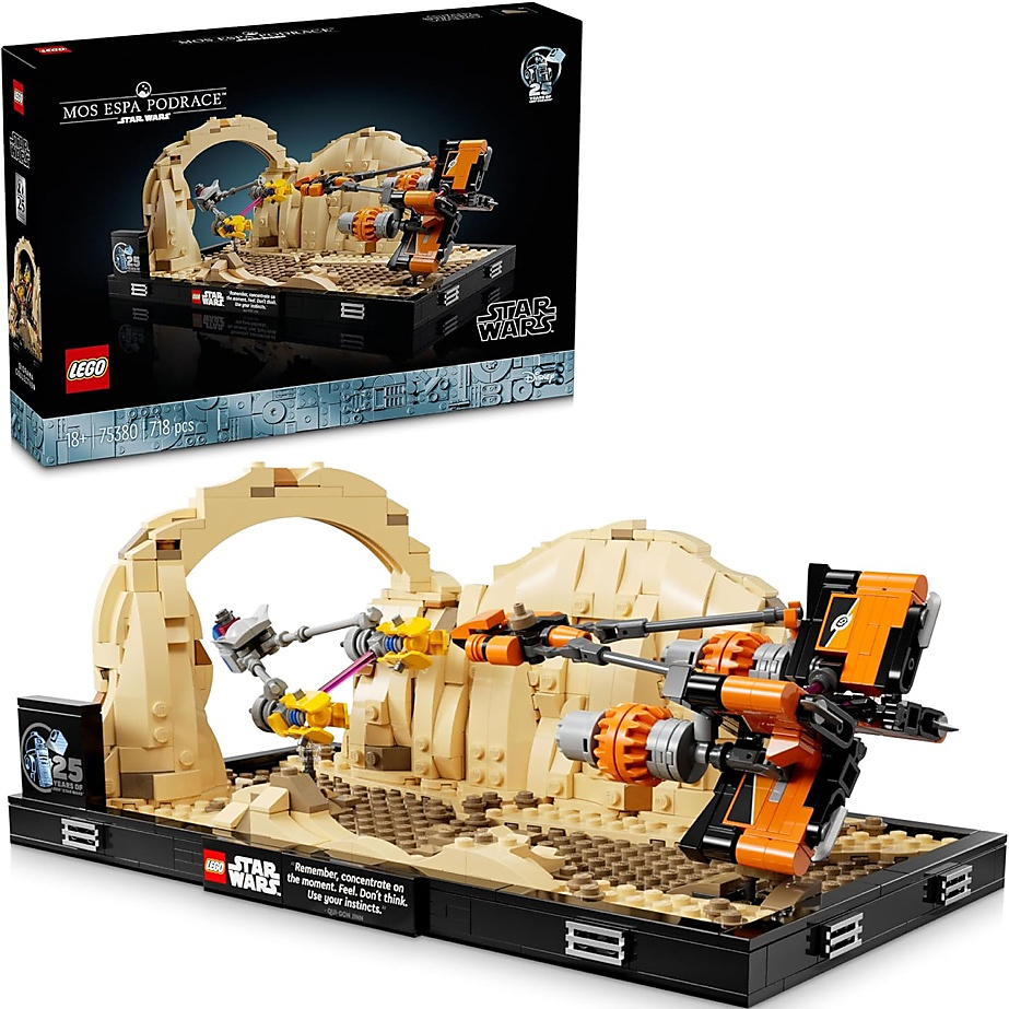 Star Wars Podrennen in Mos Espa – Diorama, Jubiläumsset