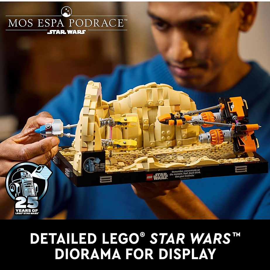 Star Wars Podrennen in Mos Espa – Diorama, Jubiläumsset