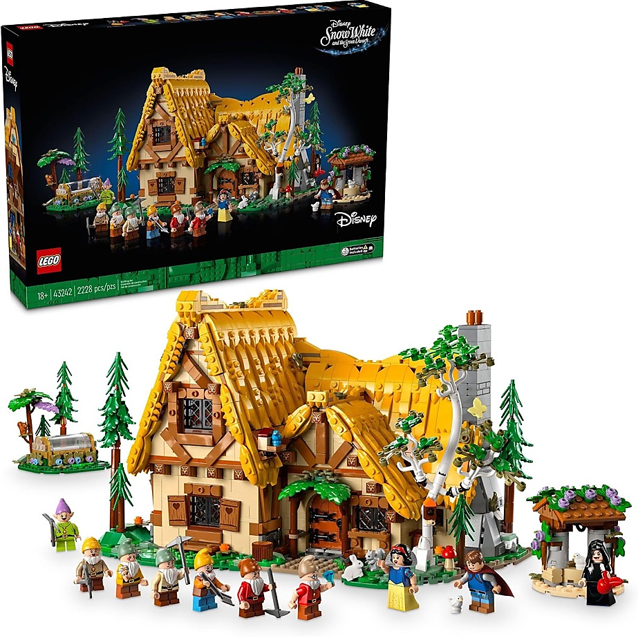 LEGO® Disney Snow White and the Seven Dwarfs’ Cottage – 43242