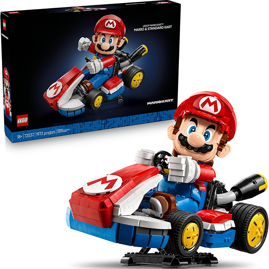 LEGO® Super Mario™ Mario Kart – Mario & Standard Kart 72037