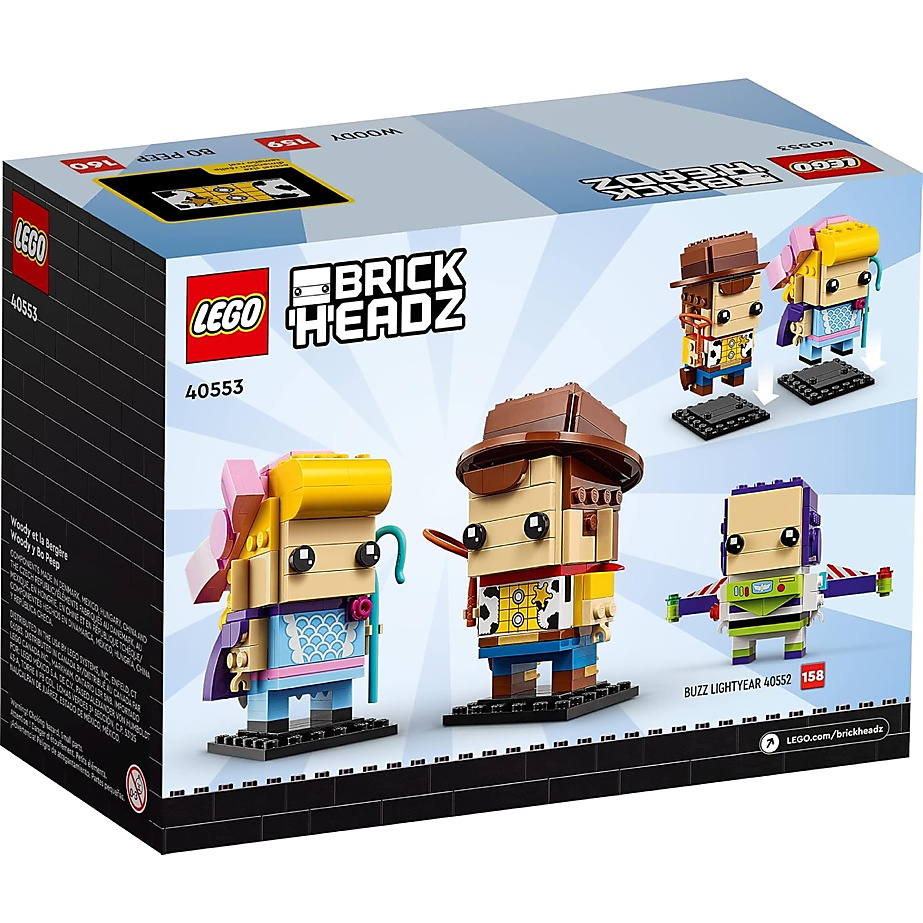 LEGO® BrickHeadz™ Woody & Bo Peep – Toy Story 40553