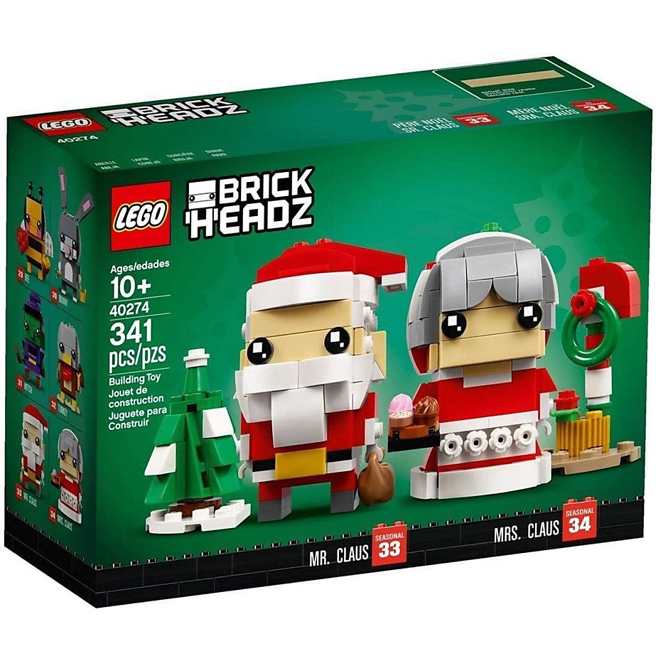 LEGO® BrickHeadz™ Mr. & Mrs. Claus – 40274