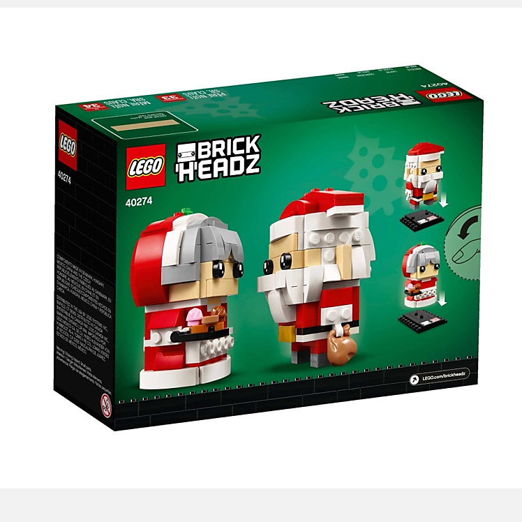 LEGO® BrickHeadz™ Mr. & Mrs. Claus – 40274