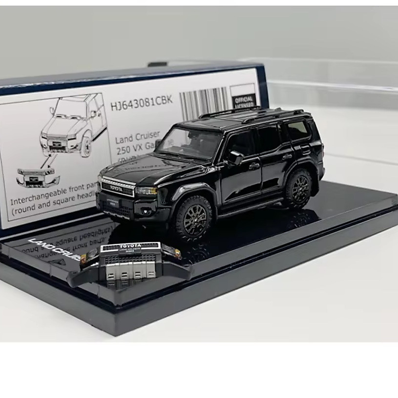 HOBBY JAPAN Toyota Land Cruiser 250 VX – Black Edition