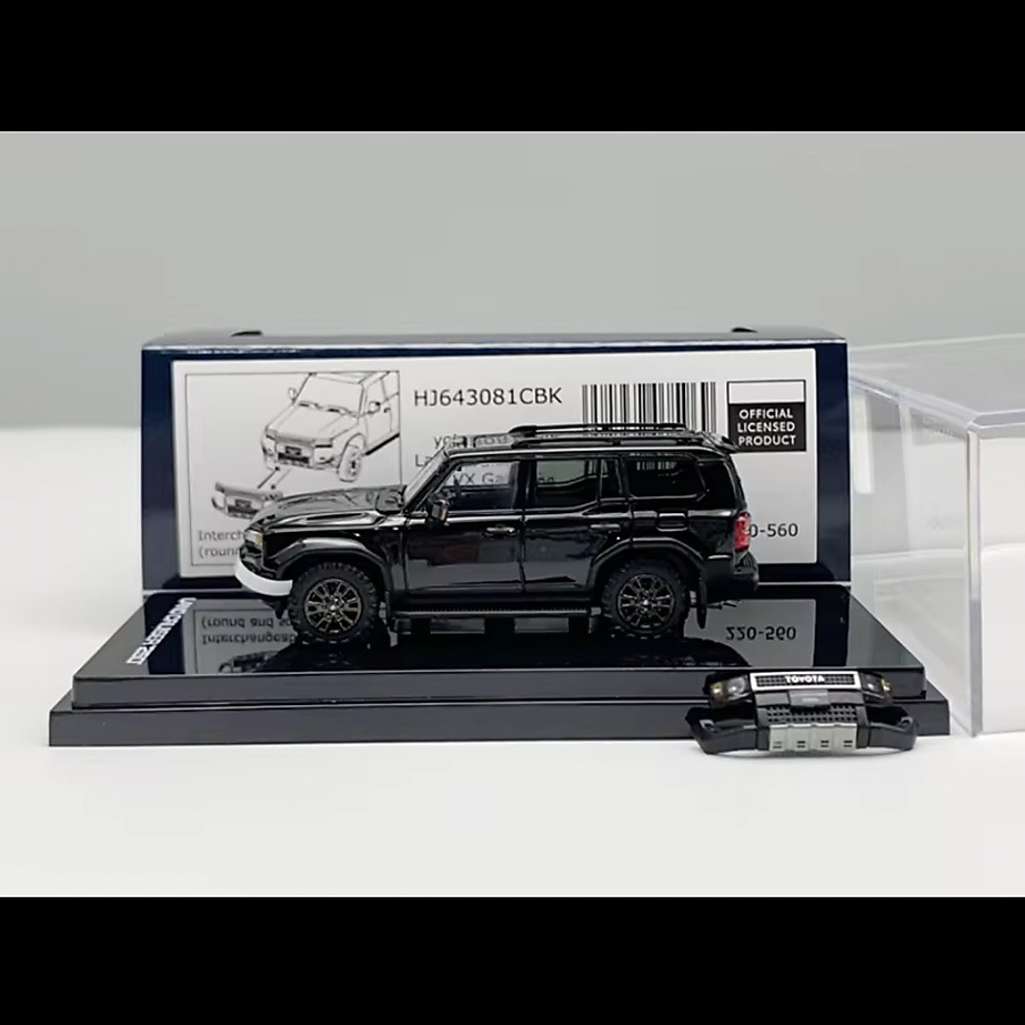 HOBBY JAPAN Toyota Land Cruiser 250 VX – Black Edition