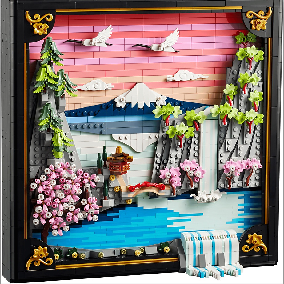 Japanese Cherry Blossom Landscape