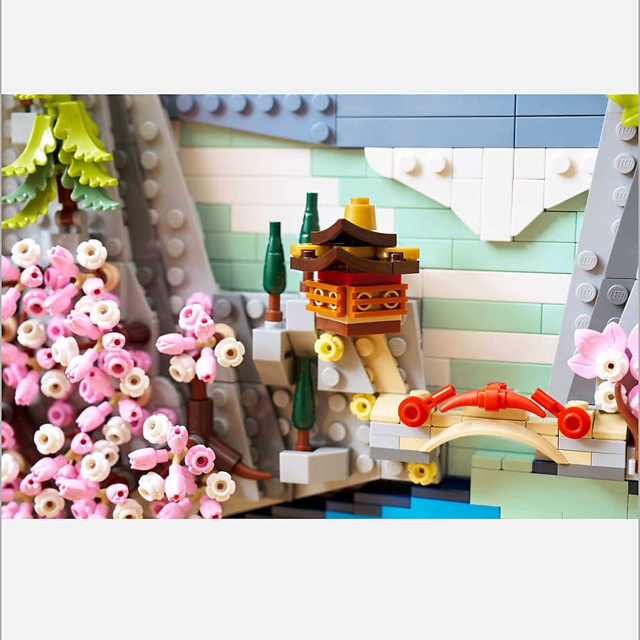 Japanese Cherry Blossom Landscape
