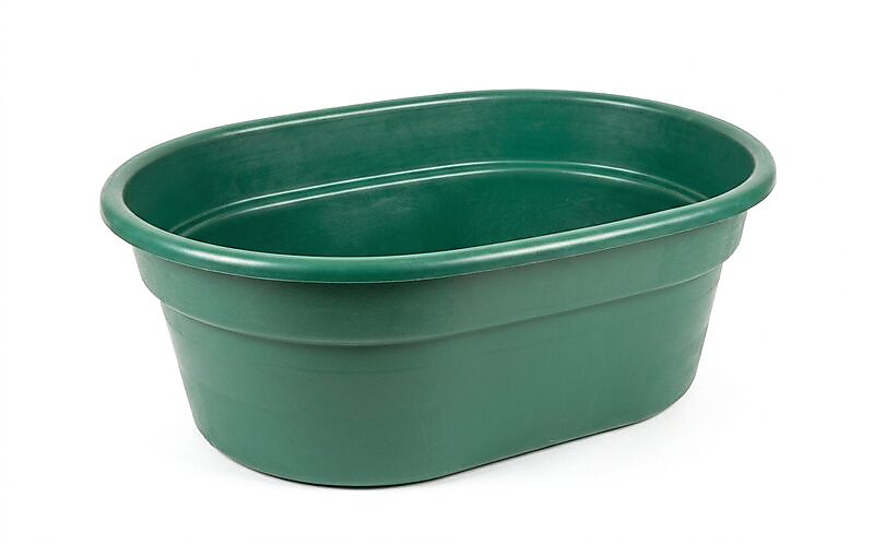 Green Plastic Trough
