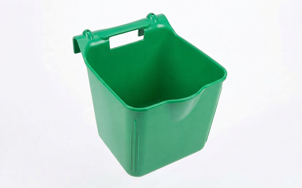Green Plastic Corner Feeder