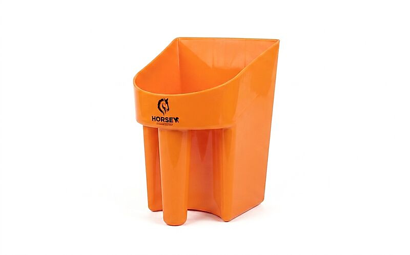 Orange Plastic Feed Scoop