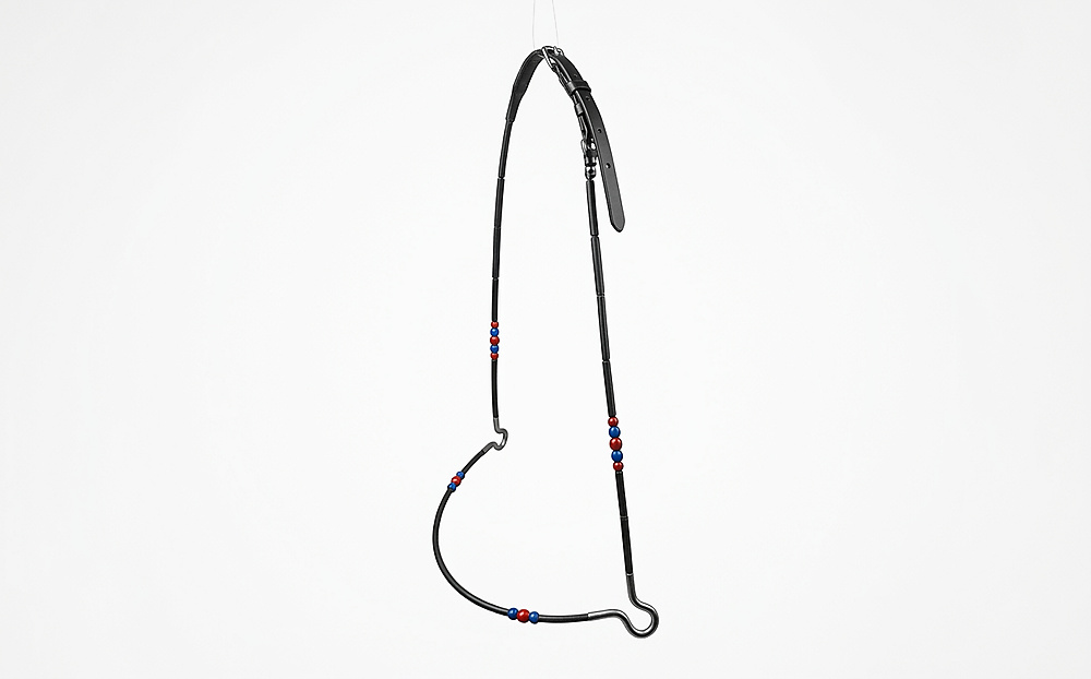 Beaded Leather Headstall
