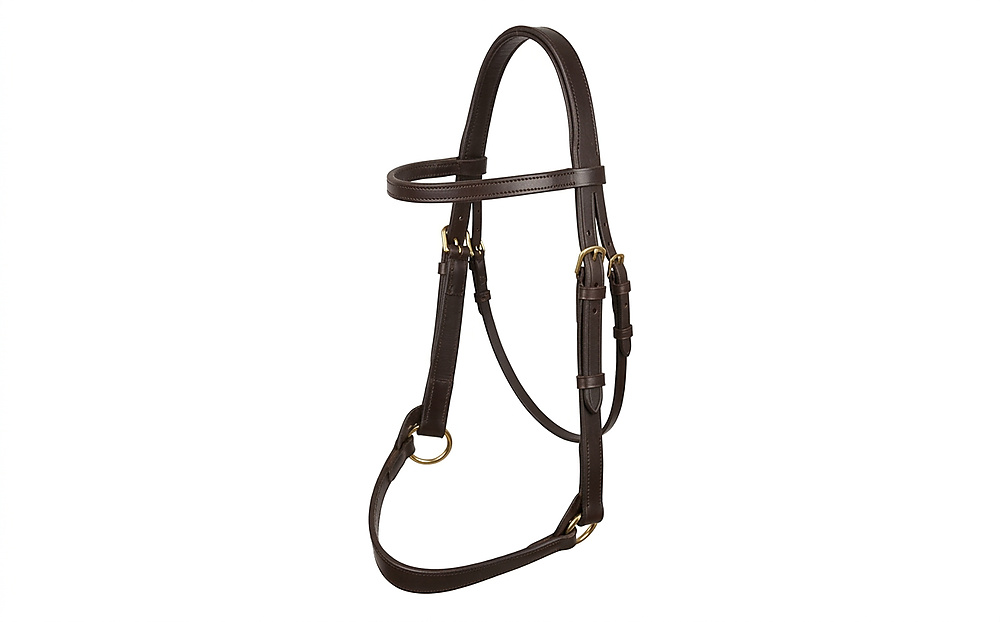 Brown Leather Halter