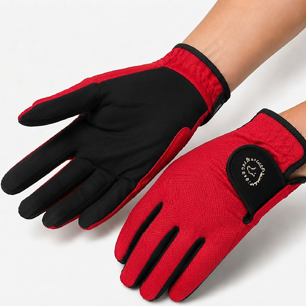 Horsey Gloves In Red