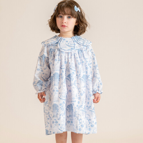 Girls Dress with 2 Hair Clips Shape 1