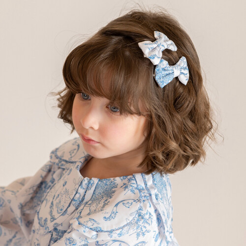 Girls Dress with 2 Hair Clips Shape 1