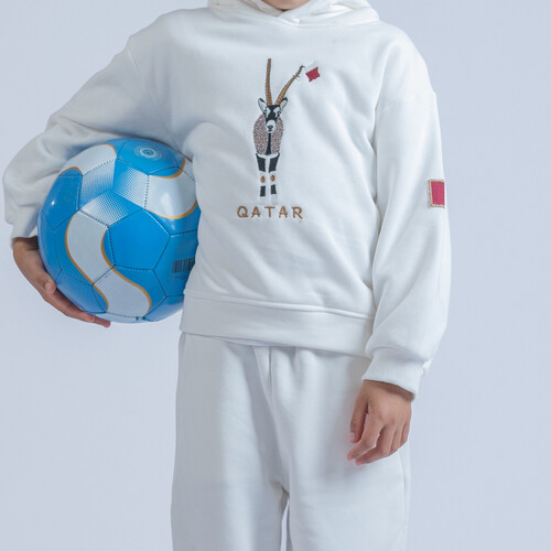 white Hoodie and pants for boys and girls 1