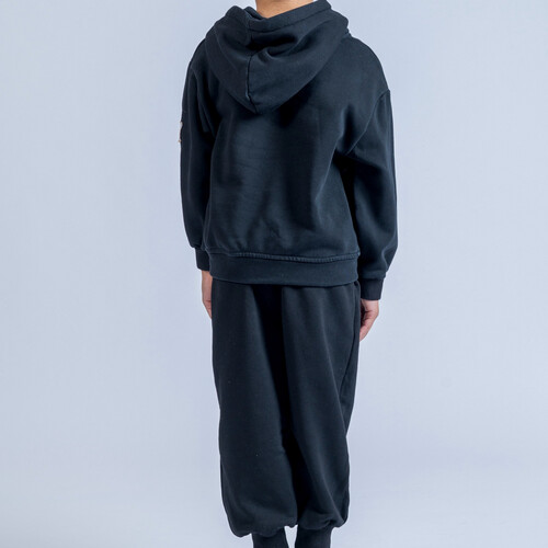 Black Hoodie and pants set for boys and girls 2