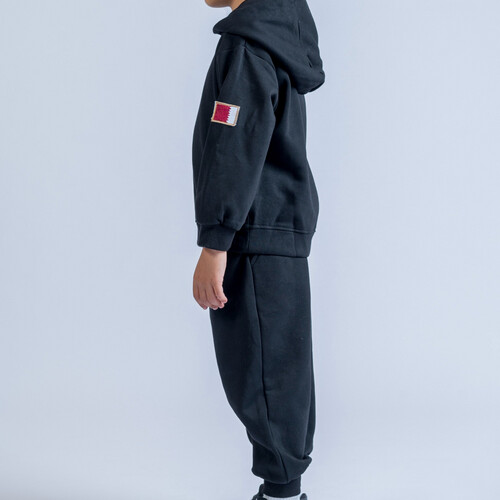Black Hoodie and pants set for boys and girls 1
