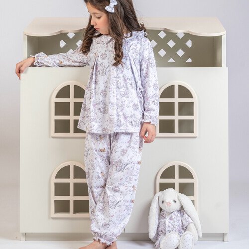 Royal Pcs 75 girl pajama with hair clips Girls Dress with Hair clips