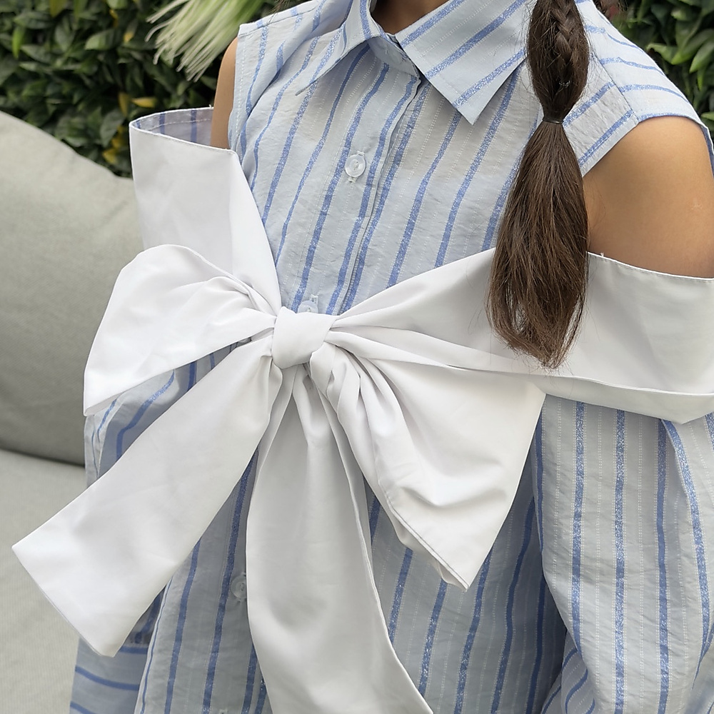 Blue striped