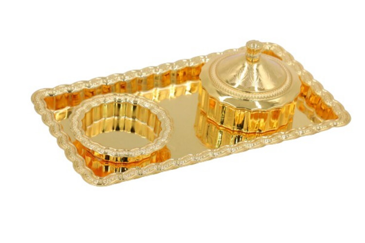 Gold XS Hospitality Set – 3 Pcs – Rectangular