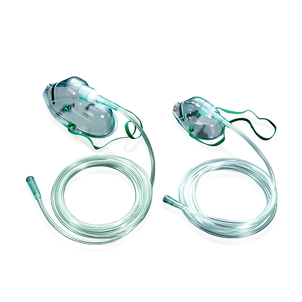 Besmed Oxygen Mask Adult with 7ft Tube single packing - OM-81112