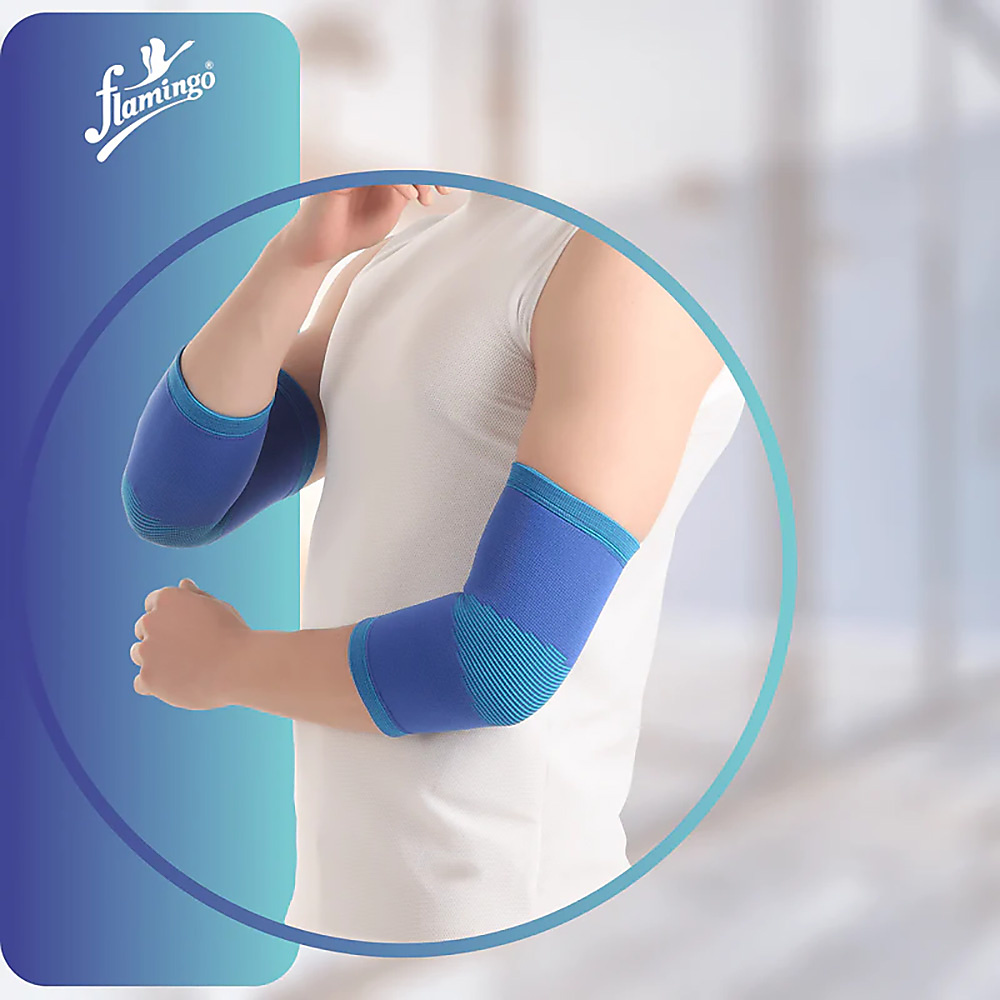 Flamingo Premium Elbow Support-Blue-OC-2074-S