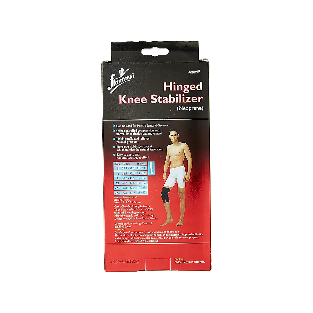 Flamingo Hinged Knee Stabiliser (Neoprene)-OC-2364