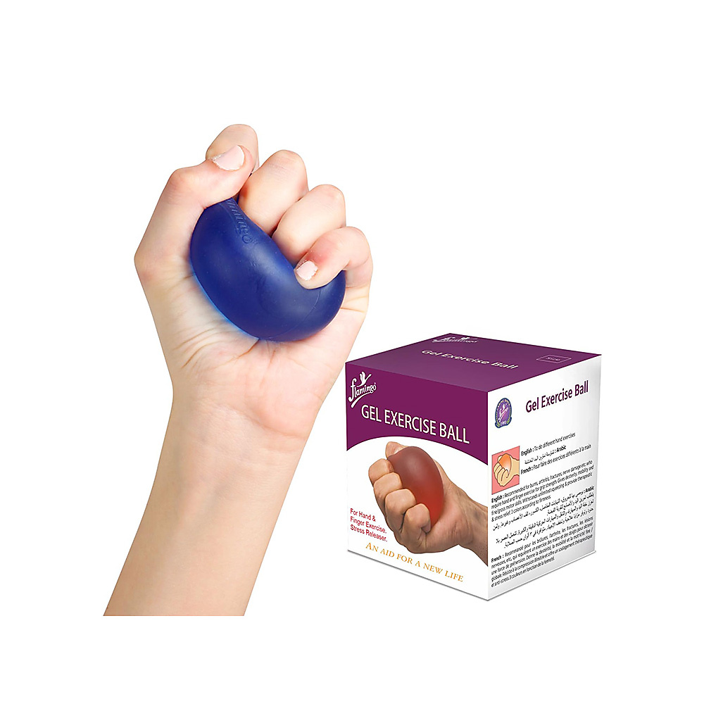 Flamingo Gel Exercise Ball Hard Blue - OC-2138