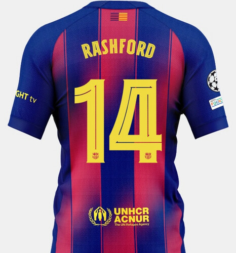 Barcelona - Home Red & Blue