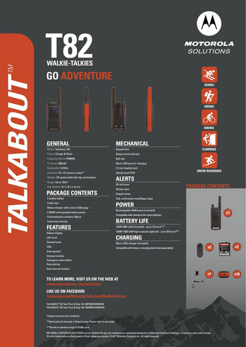 MOTOROLA T82