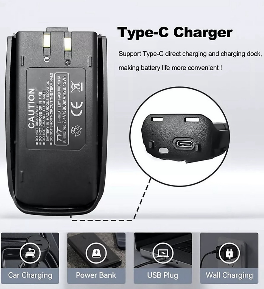 TYT 8000D Type-c