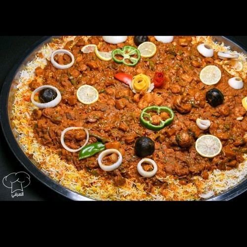 Majboos / shrimp biryani