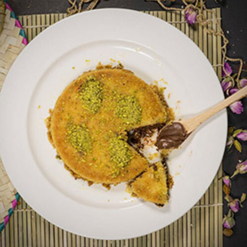 Kunafa with Nutella