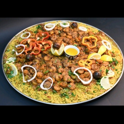 Majboos / shrimp biryani