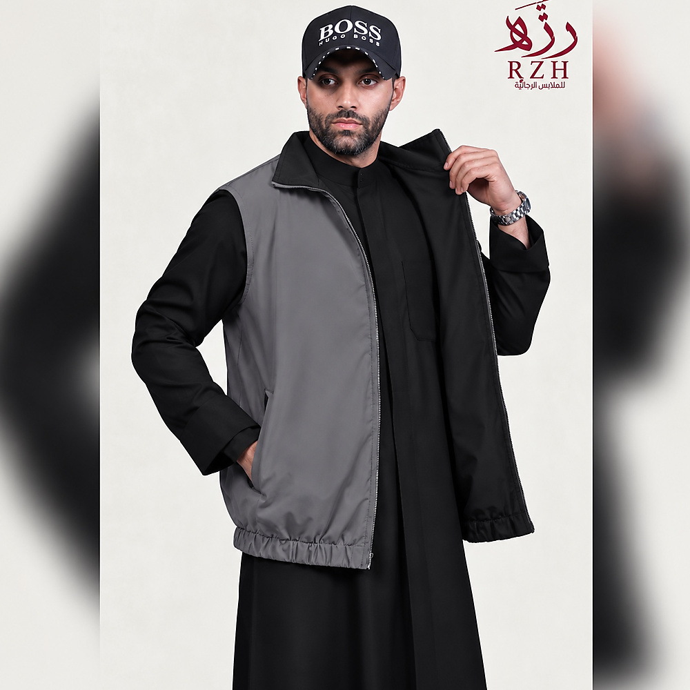 فست دبل فيس اسود / رمادي