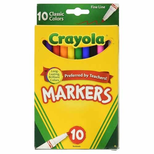 Crayola Markers 10 Colors