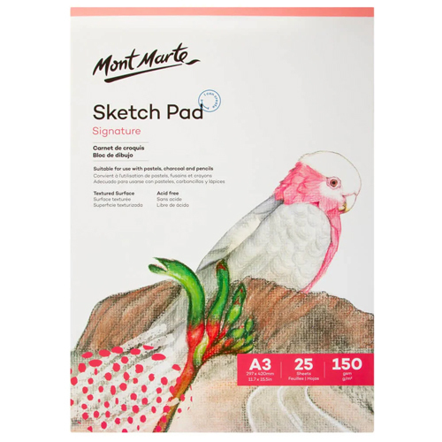 Mont Marte Sketch Pad 150gsm 25 sheet A3