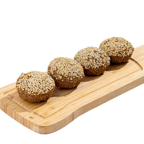 Falafel stuffed with labneh