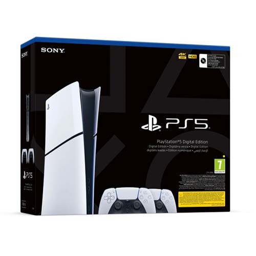 PlayStation | PS5 Digital Edition Console Slim Version + XTRA Controller