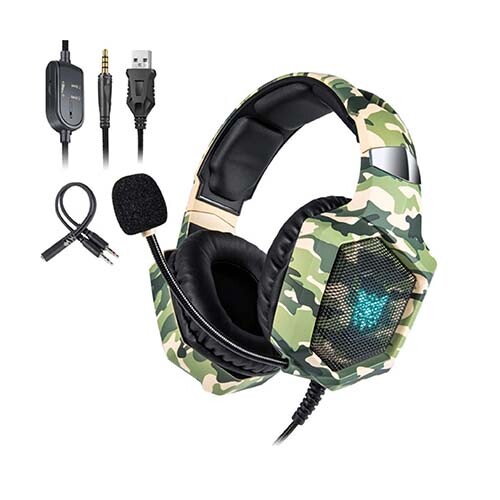 ONIKUMA K8 Camo Wired Headset