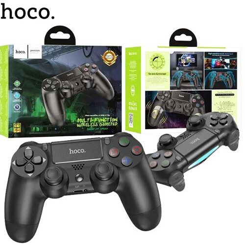 PS4 DualShock 4 Hoco DGM01 Cool Play Multi Function Wireless Controller Black