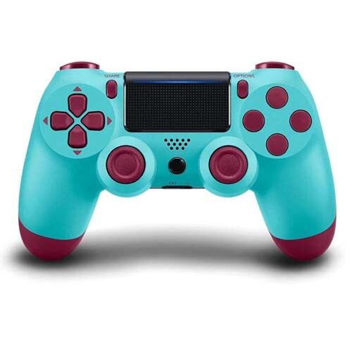 وحدة تحكم لاسلكية Dualshock PS4 باللون الأزرق التوتي
