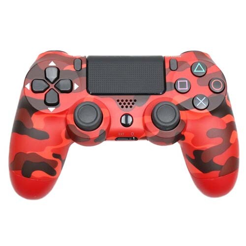PS4 Dualshock Wireless Controller Red Camo